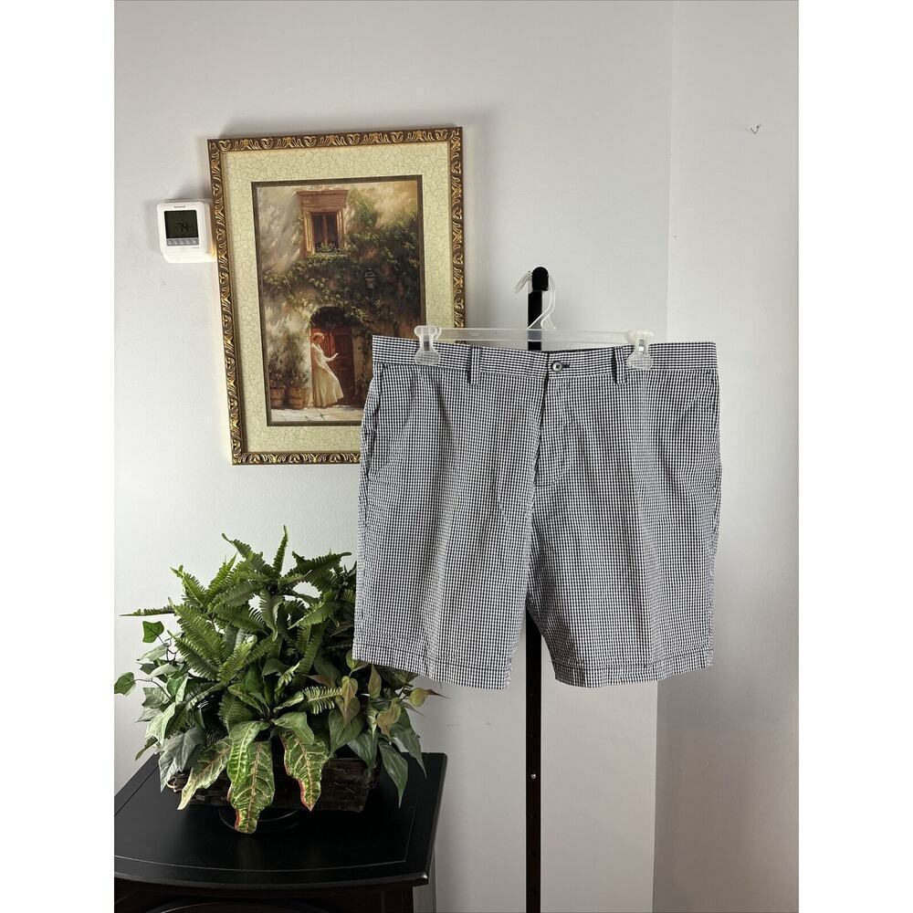 Banana Republic Shorts Women's Size 38 Bermuda 100% Cotton High Rise Pocket